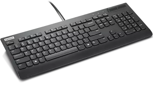 Lenovo Smartcard Wired Keyboard II, schwarz, USB, DE