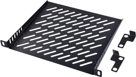 GeeekPi GeeekPi/DeskPi RackMate 10" Fachboden, Lüftungsschlitze, für RackMate T0/T1, 0.5HE, schwarz, 1 Stück