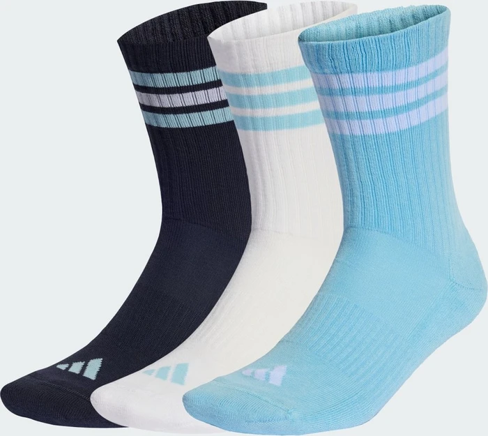 adidas 3-Streifen Cushioned Crew Socken, 3 Paar