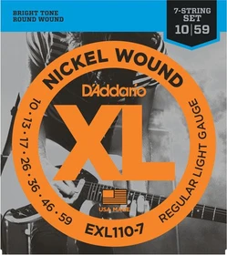 D'Addario XL Nickel Wound 7-String Regular Light