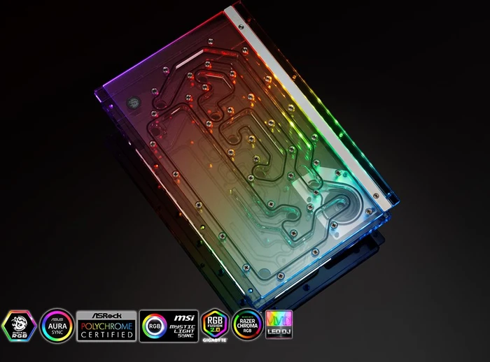 Bitspower Sedna O11DS P5D für Lian Li O11 Dynamic Mini, Verteilerplatte mit Pumpe