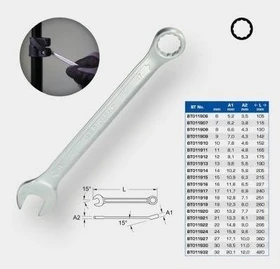 Brilliant Tools Ring-Maulschlüssel, 21x246mm
