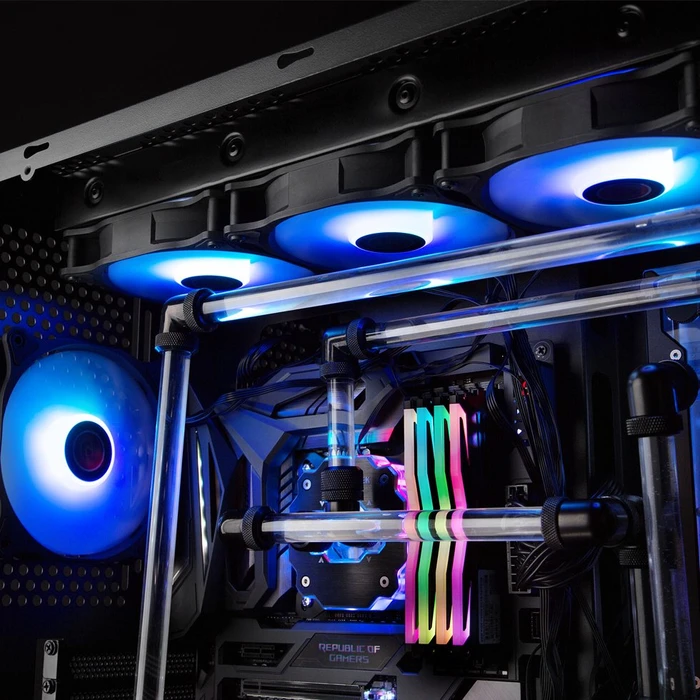 Raijintek Paean Premium, Glasfenster