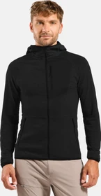 Odlo Ascent Mid Layer Hooded Funktionsjacke schwarz (Herren)