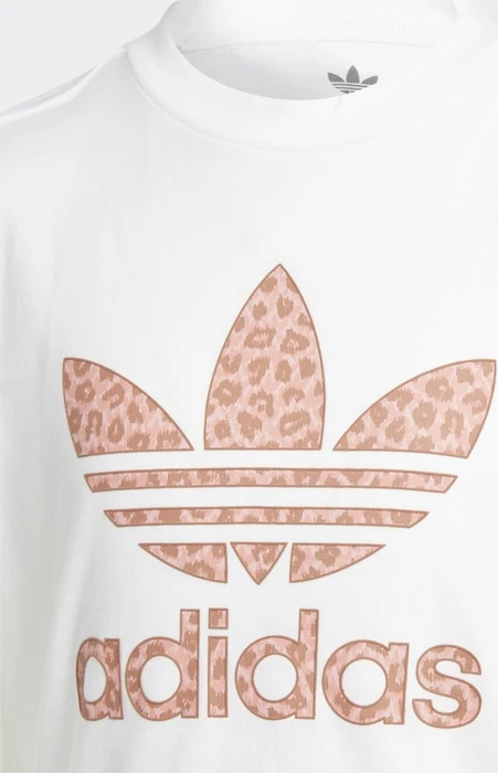 adidas Animal Graphic Print T-Shirt kurzarm weiß (Junior)