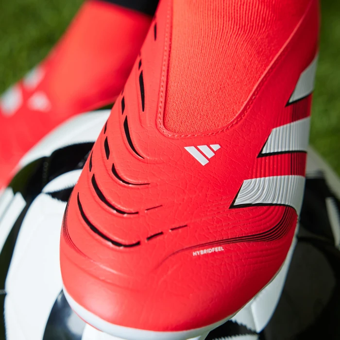 adidas Predator League Laceless MG lucid red/cloud white/core black