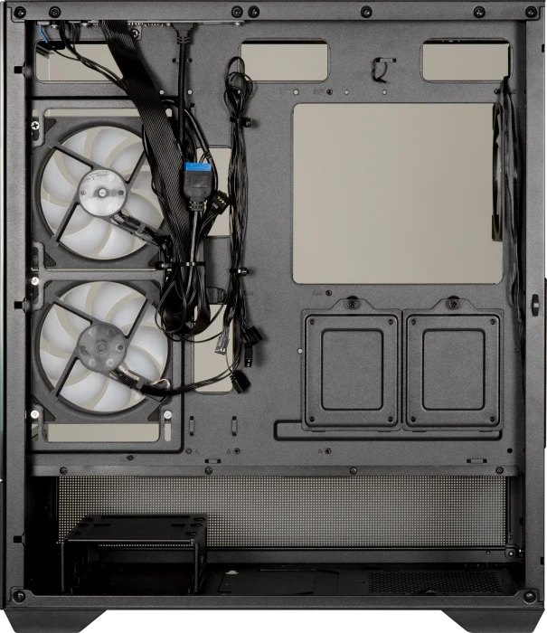 BitFenix CETO Basic Black, 3A, Lüfter LED ARGB, Glasfenster