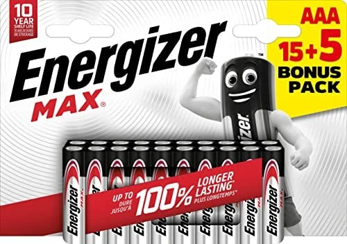 Energizer Max Micro AAA, 20er-Pack