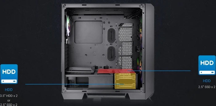 Thermaltake View 300 MX, schwarz, Glasfenster