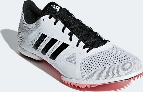 adidas Adizero Middle Distance Spike ftwr white/core black/shock red