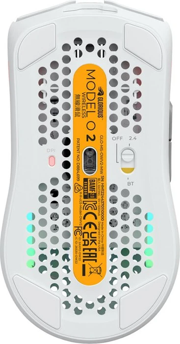 Glorious Model O 2 Wireless weiß matt, USB/Bluetooth