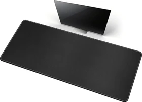 Cennbie Schreibtischunterlage Leder, Mauspad XXL, 1700x600mm, schwarz