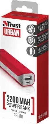 Trust Urban Revolt Primo PowerBank 2200 rot