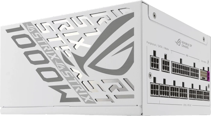 ASUS ROG Strix 1000W Platinum White Edition, ROG-STRIX-1000P-GAMING-WHITE, 1000W, ATX 3.1