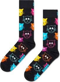 Happy Socks Cat Socken schwarz
