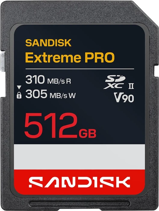 SanDisk Extreme PRO R310/W305 512GB, UHS-II, Class 10