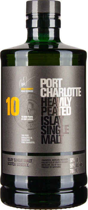 Bruichladdich Port Charlotte Heavily Peated 10 Years Old 700ml