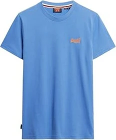 Superdry Organic Cotton Essential Logo T-Shirt kurzarm monaco blue (Herren)