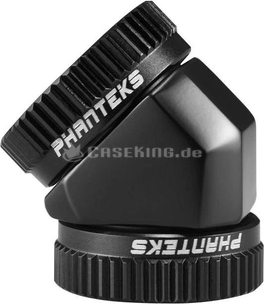 Phanteks Glacier Verbinder für Rohre 45° 16mm schwarz