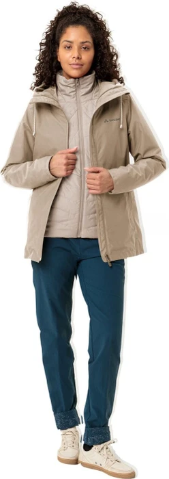 Vaude Mineo 3in1 Funktionsjacke linen (Damen)