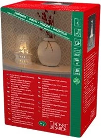 Konstsmide Holzsilhouette Bäume LED 6x warmweiß