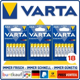 Varta Energy Micro AAA, 6er-Pack