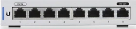 Ubiquiti UniFiSwitch 8 Desktop Gigabit Managed Switch, 8x RJ-45, 12W passiv PoE (US-8)