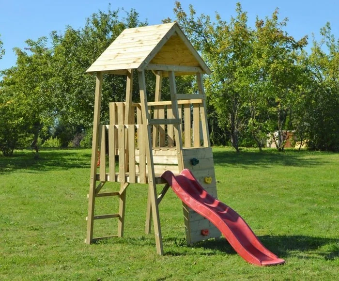 Wendi Toys Spielturm Hase mit Rutsche und Kletterwand