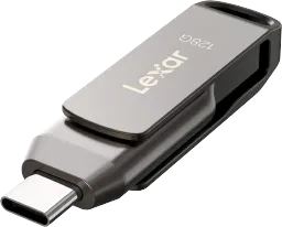 Lexar JumpDrive D400 128GB, USB-A + USB-C, USB 3.2 Gen 1×1