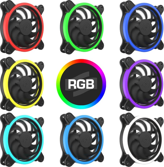 Endorfy SilentiumPC Corona HP RGB Kit, 120mm, 3er-Pack