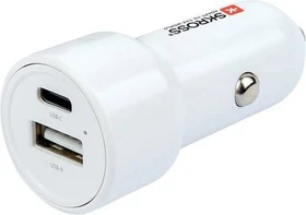 Skross Dual Car Charger 65W PD weiß