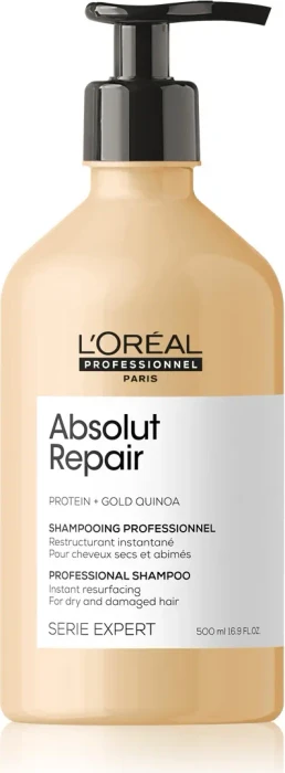 L'Oréal Expert Absolut Repair Gold Quinoa + Protein Shampoo, 500ml
