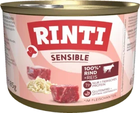 Finnern Rinti Sensible Rind und Reis, 4.44kg (24x 185g)
