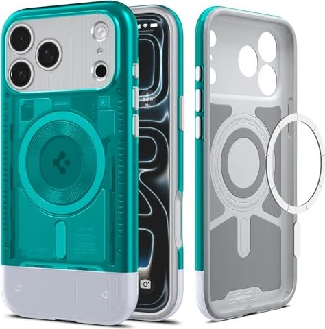 Spigen Classic C1 MagSafe Bondi Blue iPhone 17 Pro Image