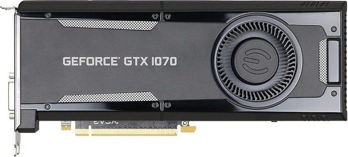 EVGA GeForce GTX 1070 Gaming, 8GB GDDR5, DVI, HDMI, 3x DP