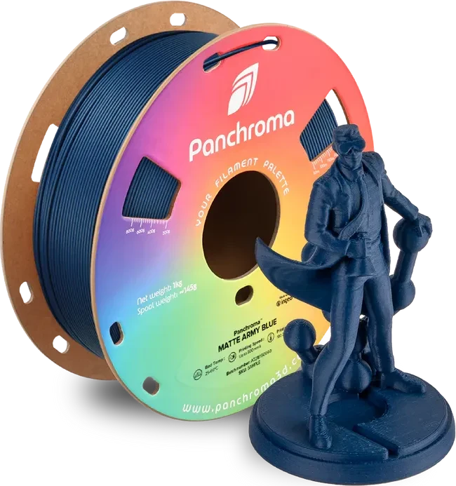 Polymaker Panchroma PLA matt, Army Blue, Spule, 1.75mm, 1.00kg