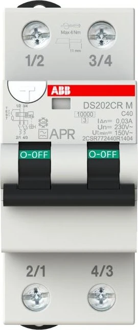 ABB DS202CR M C40 APR30 (2CSR772440R1404)
