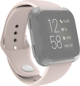 Hama Ersatzarmband für Versa 2 Silikon rosa
