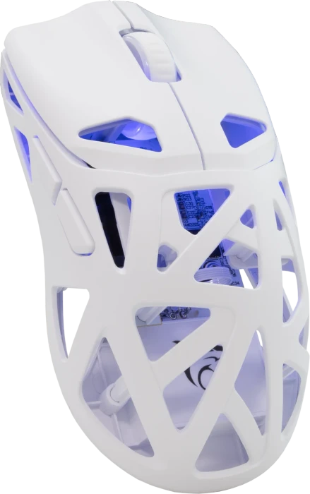 White Shark Dagonet Wireless Gaming Mouse, weiß, USB