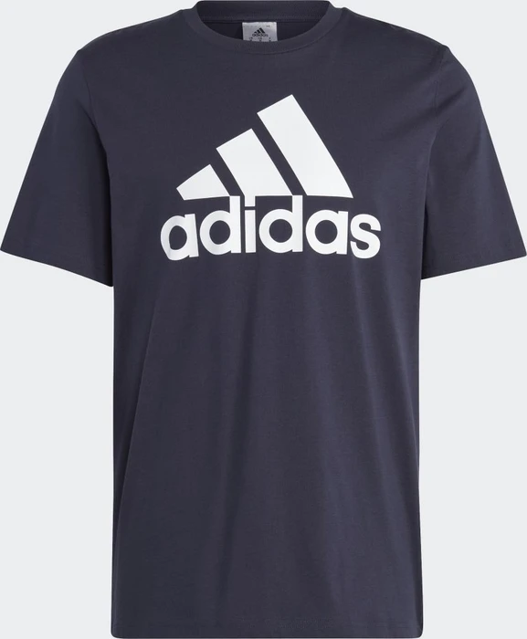 adidas Essentials Single Jersey Big Logo T-Shirt kurzarm legend ink/white (Herren)