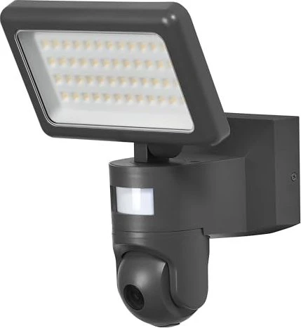 Osram Ledvance SMART+ Wifi Flood Camera Control Wandleuchte dunkelgrau