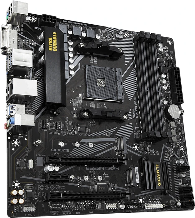GIGABYTE B550M DS3H (AMD AM4)