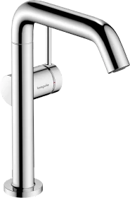 Hansgrohe Tecturis S Einhebel-Waschtischmischer 210 Fine CoolStart EcoSmart+ mit Schwenkauslauf und Push-Open Ablaufgarnitur chrom