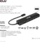 Club 3D 6in1 Hub, USB-C 3.0 [Stecker] Vorschaubild