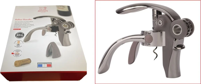 Peugeot Baltaz Korkenzieher mit Folienschneider grau