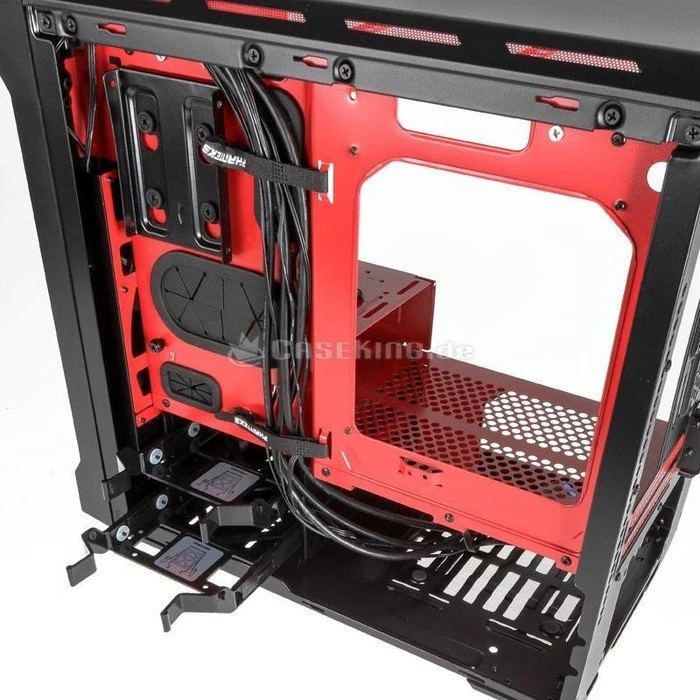 Phanteks Enthoo Evolv ITX rot, Acrylfenster, Mini-ITX