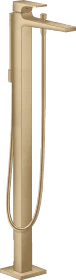Hansgrohe Axor Metropol Einhebel-Wannenmischer bodenstehend mit Hebelgriff brushed bronze