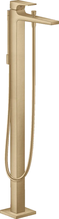 Hansgrohe Axor Metropol Einhebel-Wannenmischer bodenstehend mit Hebelgriff brushed bronze