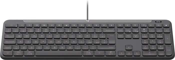 Logitech K620 Signature Slim Wired for Business, Graphite, USB, IT