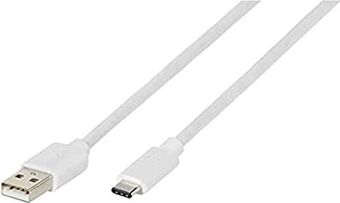 Vivanco USB Type-C/USB-A Daten- und Ladekabel 1.0m weiß